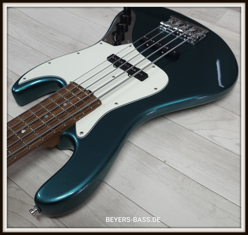 Sadowsky Custom Shop 21-Fret Vintage J/J Bass 5, Solid Vintage Teal Green Metallic, 2nd Hand